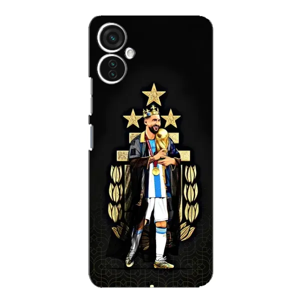 Чохол з принтом «Мессі Король» для TECNO Spark 9 Pro