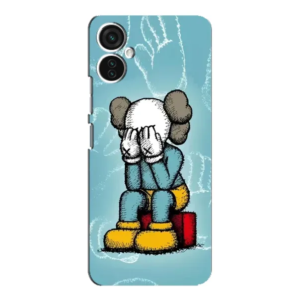 Чехол с принтом «Плач Bearbrick» для TECNO Spark 9 Pro