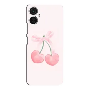 Чохол з розовим принтом для TECNO Spark 9 Pro (Рожеві вишні)