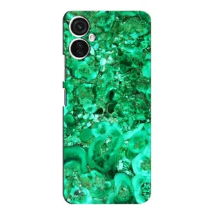 Мраморний чехол на TECNO Spark 9 Pro (VPrint) (Салатовий Мрамор)