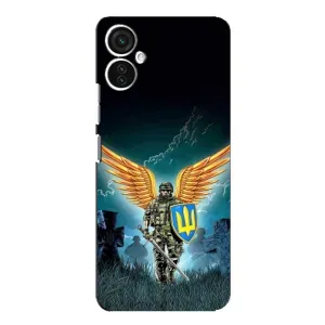 Чехлы с картинкой ЗСУ для TECNO Spark 9 Pro (AlphaPrint) (Солдат ЗСУ)