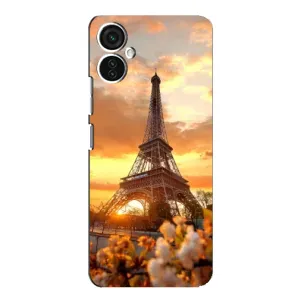 Чехол Эйфелева Башня для TECNO Spark 9 Pro - (AlphaPrint) (Солнечная башня)