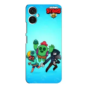 Чехлы Brawl Stars для TECNO Spark 9 Pro (AlphaPrint) (Трио героев)