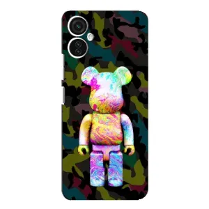 Чехлы для TECNO Spark 9 Pro - Bearbrick Louis Vuitton (PREMIUMPrint) (Яркий Bearbrick)