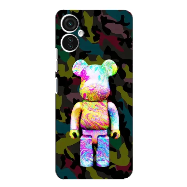 Чехол с принтом «Яркий Bearbrick» для TECNO Spark 9 Pro