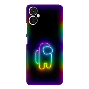 Чехол Амонг Ас для TECNO Spark 9 Pro (AlphaPrint) (Яркий скин)