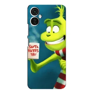 Різдвяні Чохли для TECNO Spark 9 Pro (VPrint) (Зелений Грінч)