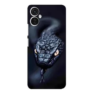 Чехол с картинкой «Хищники» для TECNO Spark 9 Pro (Черная змея)
