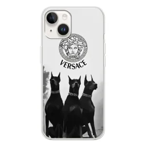 Чехлы VERSACE для Спарк Гоу 1 (PREMIUMPrint) (Доберман Версаче)
