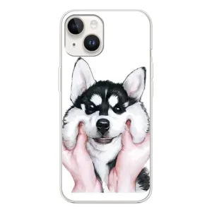 Чехлы с собаками для Tecno Spark Go 1 (VPrint) (Довольный Хаски)