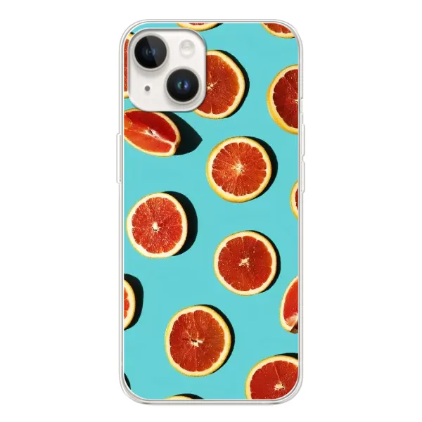 Чохол з принтом «Грейпфрут» для TECNO Spark Go 1