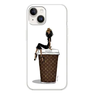 Чехлы Луи Витон для Tecno Spark Go 1 (AlphaPrint - LOUIS VUITTON) (кофе LOUIS VUITTON)