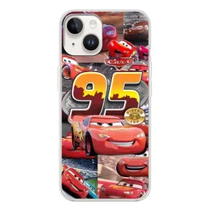 Силіконовий чохол Маквін для Tecno Spark Go 1 (Колаж Блискавка Маквін)