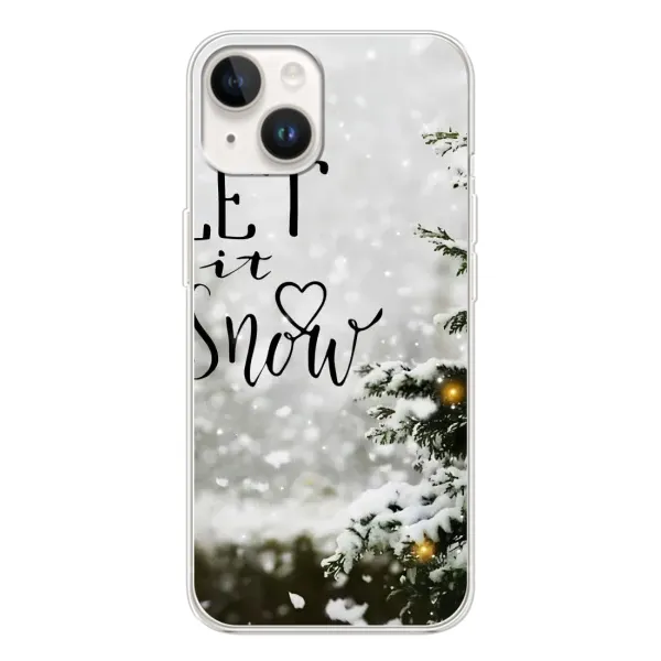 Чехол с принтом «Let it snow» для TECNO Spark Go 1