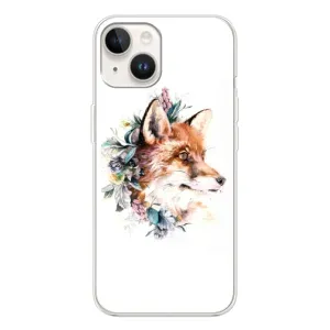 Чохли з картинкою Лисичка для Tecno Spark Go 1 (VPrint) (Лиса в квітах)