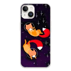 Чохли з картинкою Лисичка для Tecno Spark Go 1 (VPrint) (Лисички космонавти)
