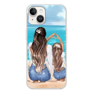 Чехол с печатью для Tecno Spark Go 1 - (Мама с ребенком) (AlphaPrint)