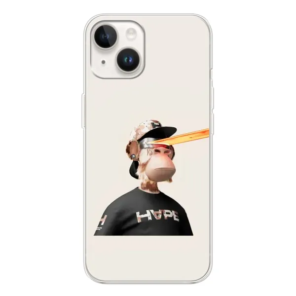 Чехол с принтом «обезьяна NFT в очках» для TECNO Spark Go 1