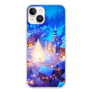Рождественские Чехлы для Tecno Spark Go 1 (VPrint) (Рождественский город)