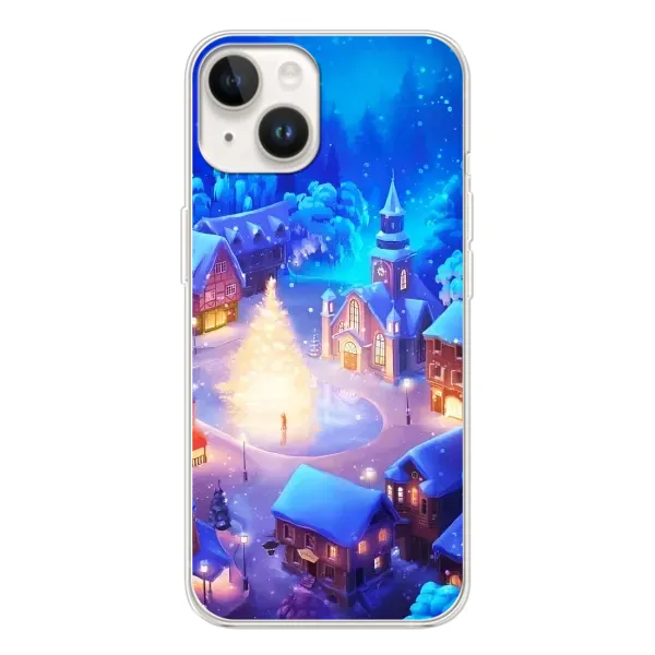 Чехол с принтом «Рождественский город» для TECNO Spark Go 1 Чехол с принтом «Рождественский город» для TECNO Spark Go 1