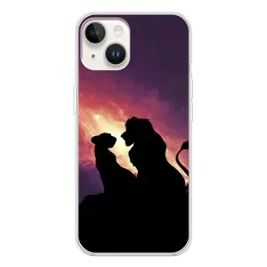Чехол с принтом «Силуэт Симба и Налу» для TECNO Spark Go 1