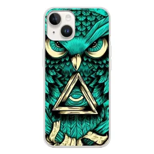 Чохол з пташками на Tecno Spark Go 1 (VPrint) (Сова з оком)