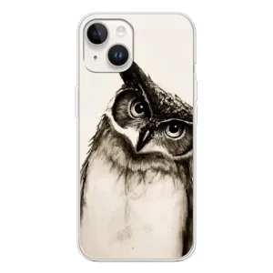 Чохол з пташками на Tecno Spark Go 1 (VPrint) (Сова)