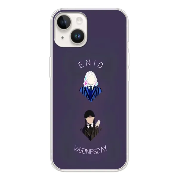 Чехол с принтом «Уэнздей и подруга» для TECNO Spark Go 1