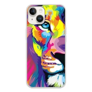 Чохол з картинкою ЛЕВ для Tecno Spark Go 1 (VPrint) (Яскравий Лев)