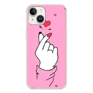 Чехол с принтом для Tecno Spark Go 1 (AlphaPrint - Знак сердечка)