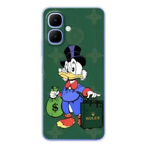 Чехлы для Tecno Spark Go 2 - Скрудж МакДак Louis Vuitton (PREMIUMPrint) (Богатая Утка)