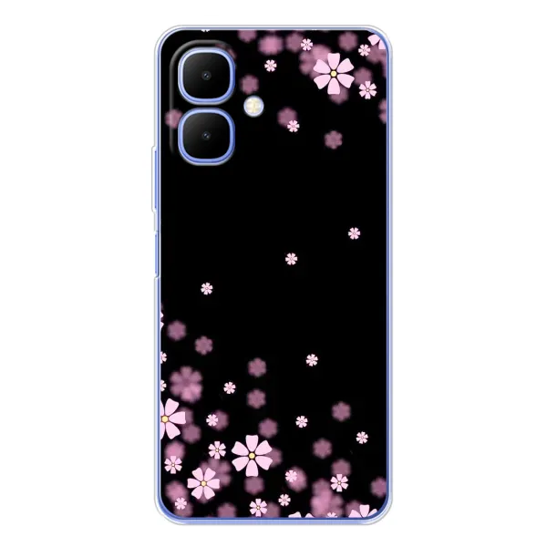 Чехол с принтом «Цветочки маленькие» для TECNO Spark Go 2