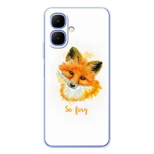 Чехлы с картинкой Лисички для Tecno Spark Go 2 (VPrint) (Девочка Лиса)