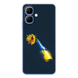 Чехол для Патриота Украины Tecno Spark Go 2 - (AlphaPrint) (Коктейль молотова)