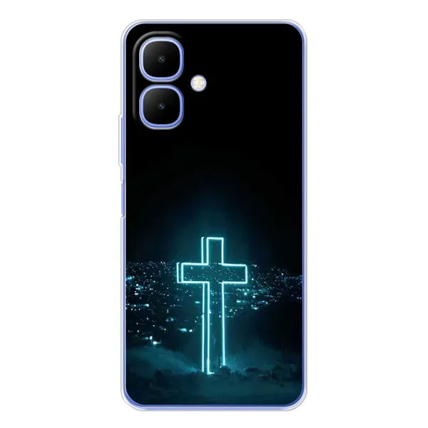 Чохол з принтом «Хрест і місто» для TECNO Spark Go 2 Чохол з принтом «Хрест і місто» для TECNO Spark Go 2
