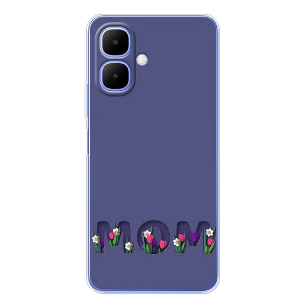 Чехол с принтом «Мама в цветах» для TECNO Spark Go 2 Чехол с принтом «Мама в цветах» для TECNO Spark Go 2