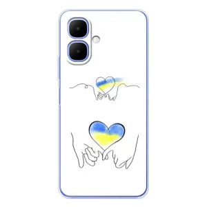 Чехол для Патриота Украины Tecno Spark Go 2 - (AlphaPrint) (Мир Украине)