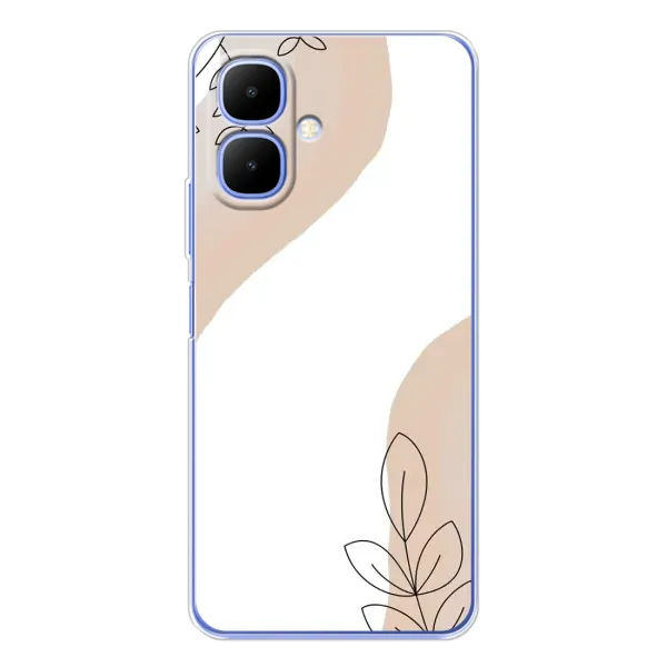 Чохол з принтом «Нюдова гілочка абстракція» для TECNO Spark Go 2