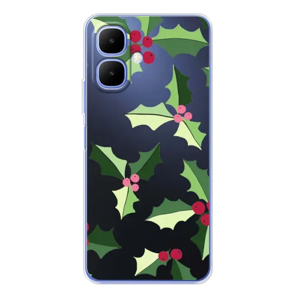 Чохол з принтом «Різдвяний фон» для TECNO Spark Go 2