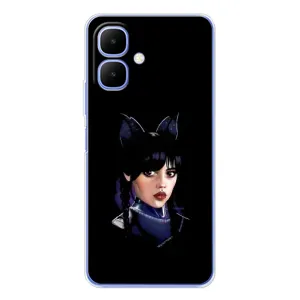 Чохли Венсдей на Tecno Spark Go 2 Уенсдей (AlphaPrint) (серйозна Венздей)