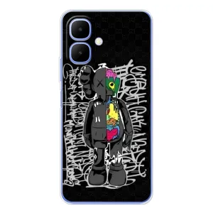 Чехлы для Tecno Spark Go 2 - Bearbrick Louis Vuitton (PREMIUMPrint) (Стиль Bearbrick)