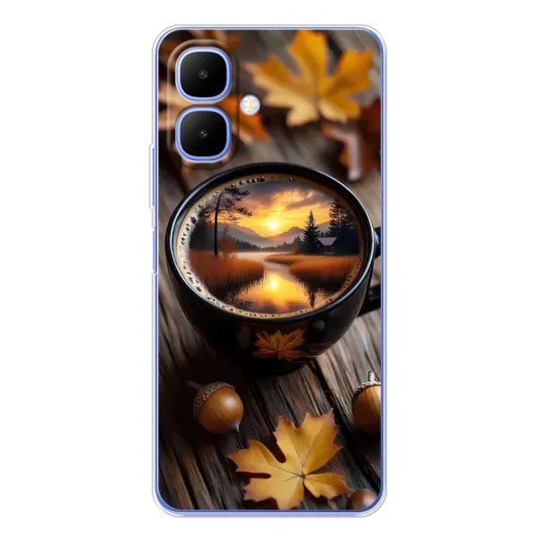 Чехол с принтом «Темный кофе» для TECNO Spark Go 2 Чехол с принтом «Темный кофе» для TECNO Spark Go 2