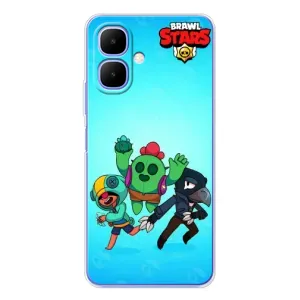 Чехлы Brawl Stars для Tecno Spark Go 2 (AlphaPrint) (Тріо героїв)