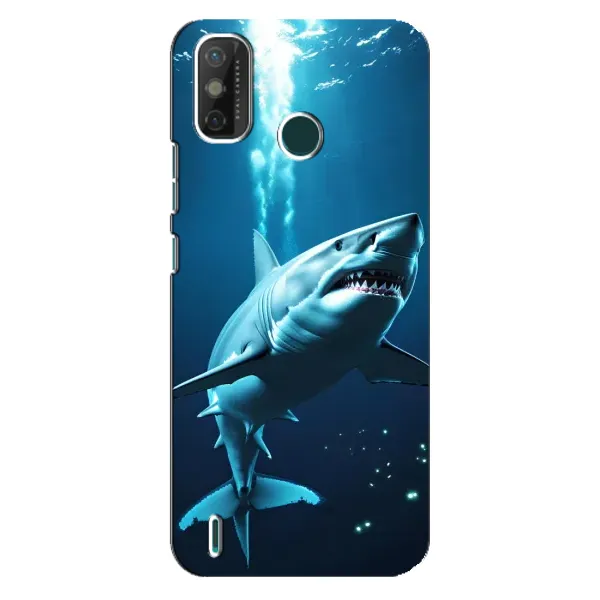 Чехол с принтом «Акула под водой» для TECNO Spark GO (2020)
