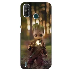 Чехол МАРВЕЛ для Техно Спарк ГО (2020) (AlphaPrint) (I am Groot)