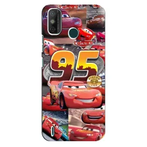 Силиконовый чехол Маквин для TECNO Spark GO (2020) (Коллаж Молния Маквин)