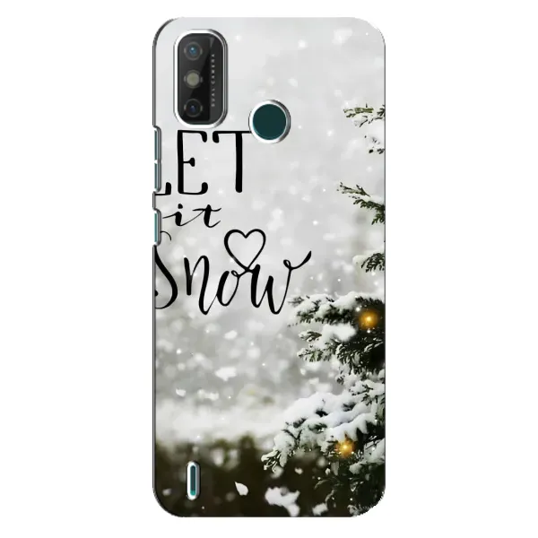 Чехол с принтом «Let it snow» для TECNO Spark GO (2020) Чехол с принтом «Let it snow» для TECNO Spark GO (2020)