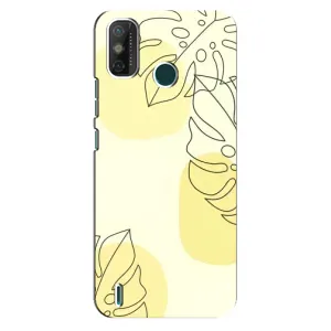 Силиконовый чехол с принтом в цветах на TECNO Spark GO (2020)