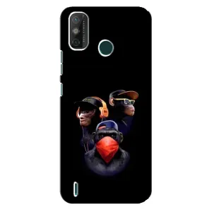 Чехол с Обезьянами TECNO Spark GO (2020) - (AlphaPrint) (Три обезьяны)