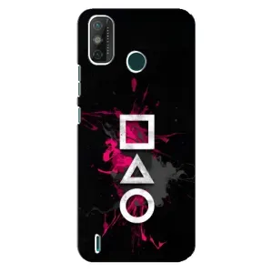Чехол Гра в кальмара для TECNO Spark GO (2020) (Символы Игра кальмара)
